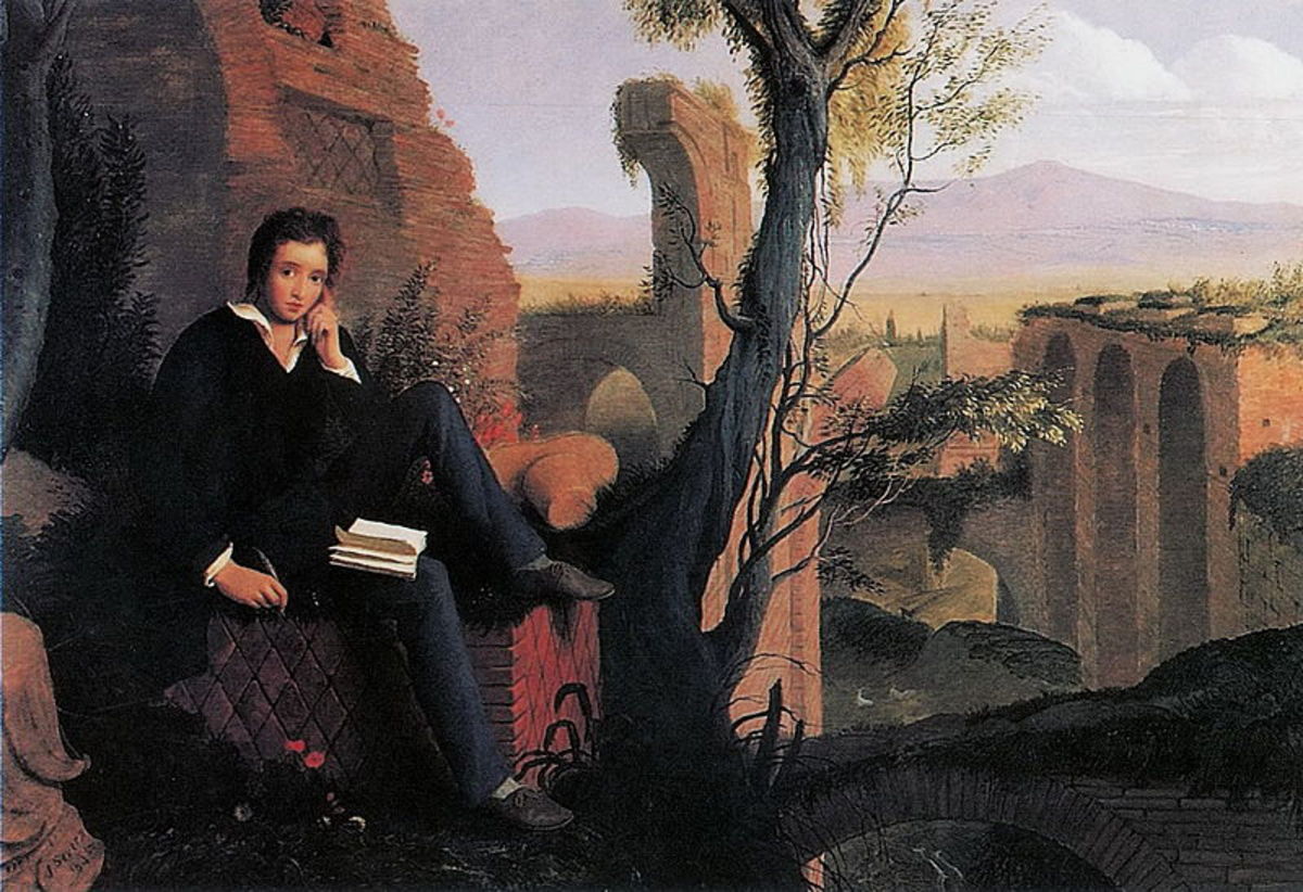 Portrait of Shelley by Joseph Severn