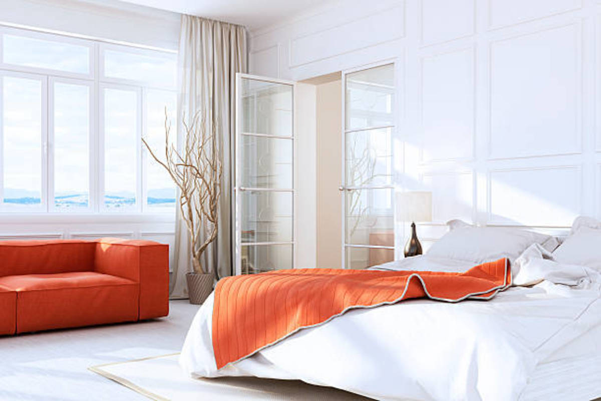 A room covered in white that's tidy and sensible screams Virgo. If you add just a couple of red or burnt orange accents it can give it the Aries push that it needs.