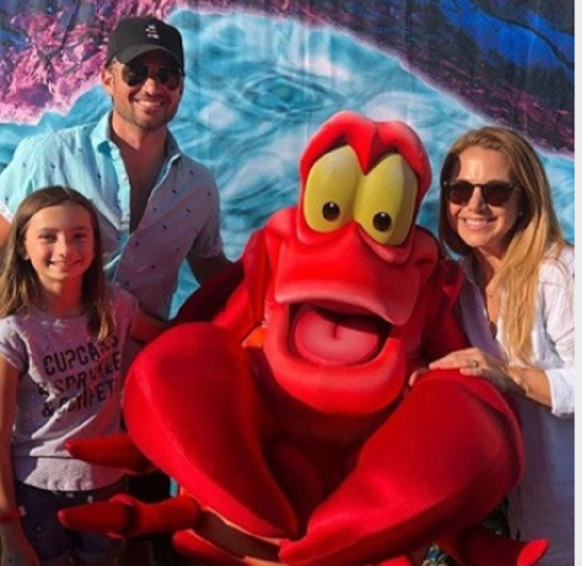 Wes Brown with wife Amanda and daughter Merribeth