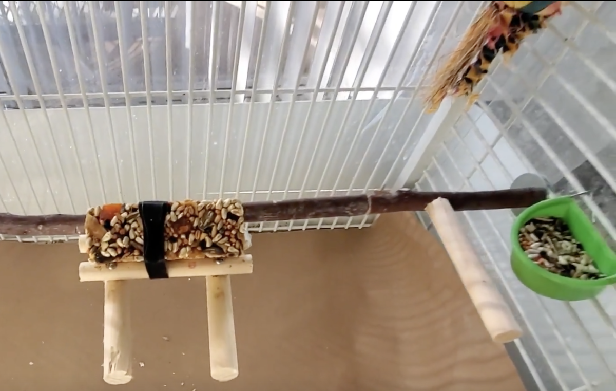 This DIY treat platform helps consolidate sticky messes. 
