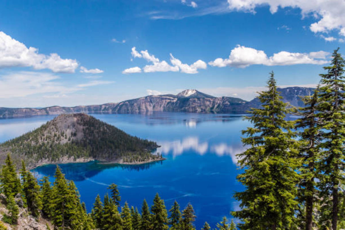 Crater Lake, in southern Oregon, is the fifth oldest national park in the United States.