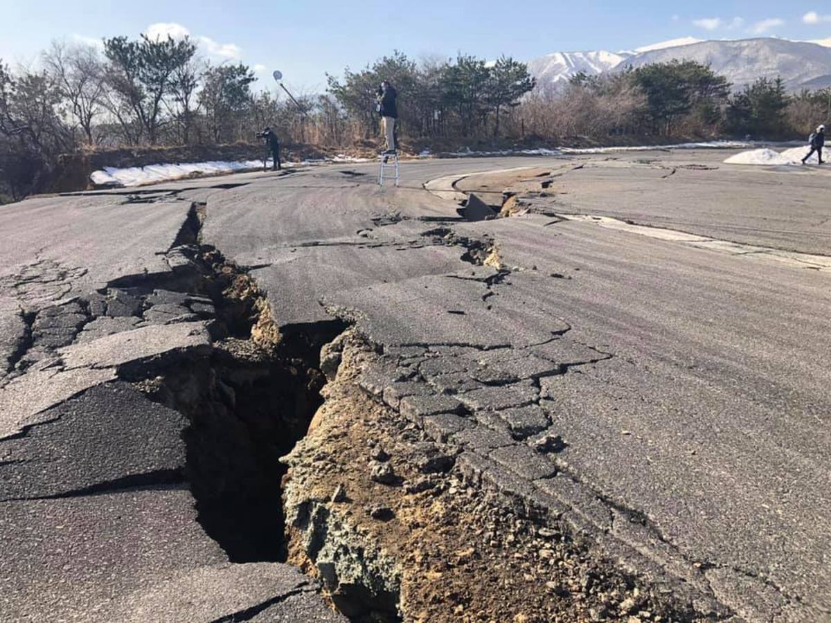Ebisu Circuit after the earthquake