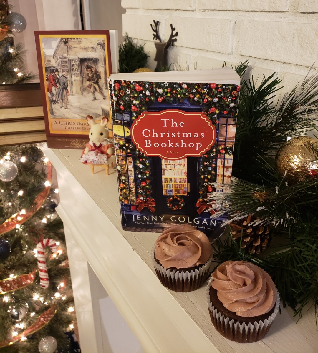 Pair "The Christmas Bookshop" with mulled wine cupcakes