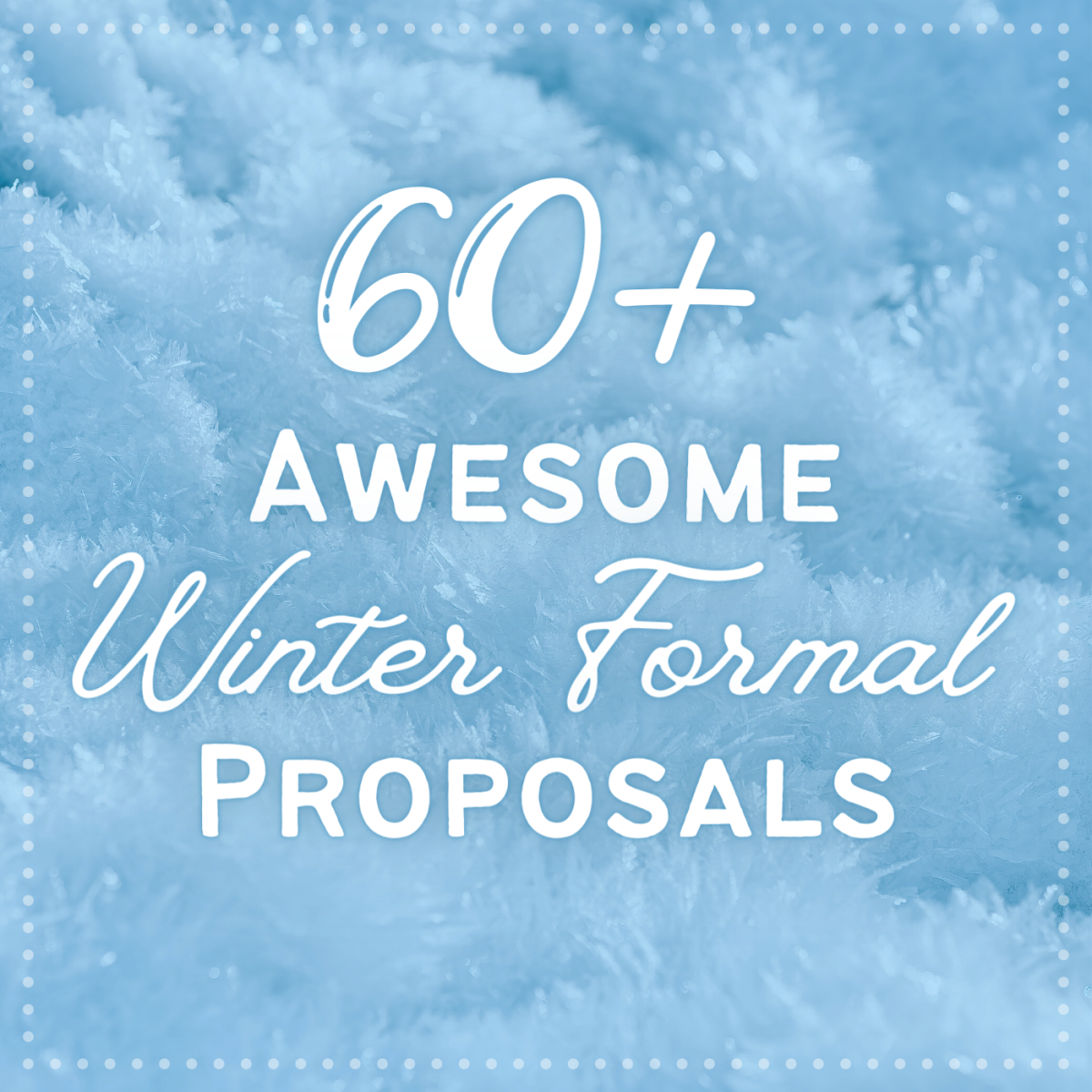 If you need an idea for a Winter Formal proposal, check out these great ideas!