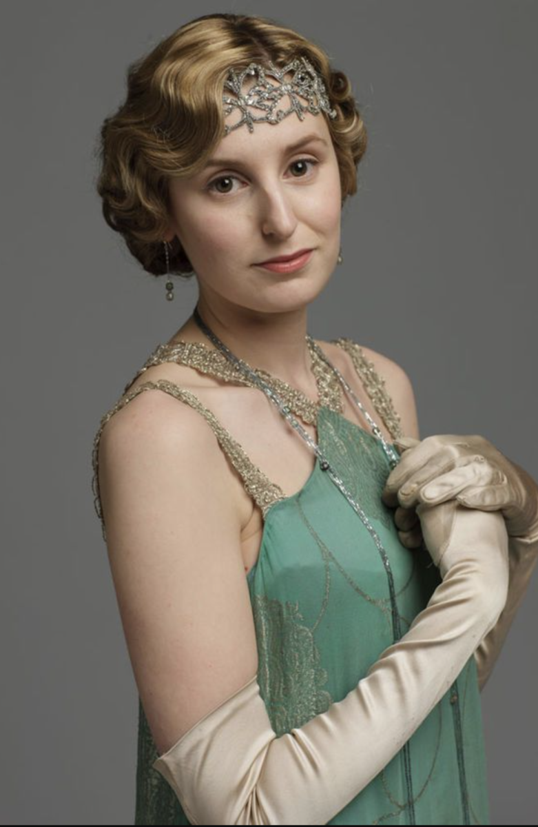 Laura Carmichael as Lady Edith Crawley, Downton Abbey, Season 6.