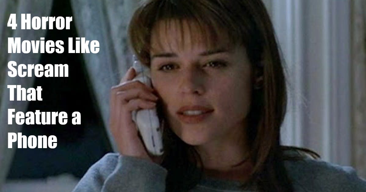 That 90s phone is as big as Neve Campbell's head and as heavy as Skeet Ulrich.