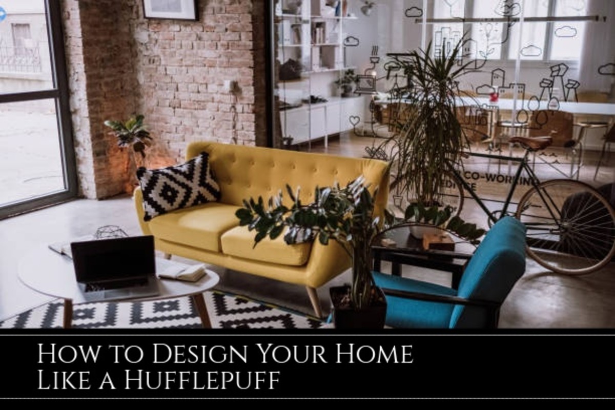 The Hufflepuff home is a comforting place that's friendly and charming. People feel safe here. It's like stepping into a hidden fantasy.