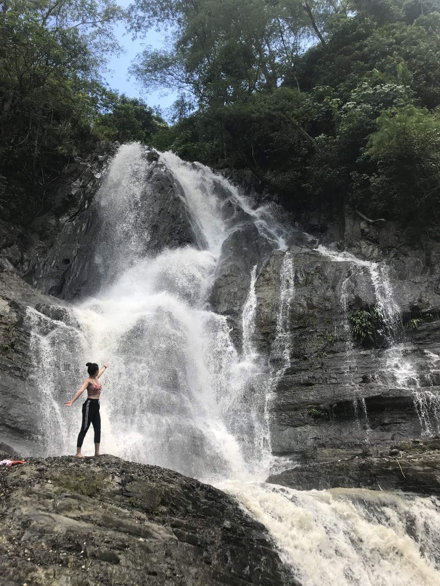 Maluan Es Falls also known Mantubag Waterfalls has three series of falls.