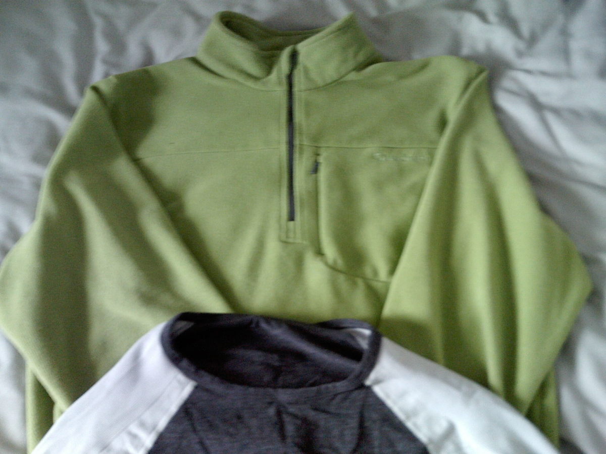Micro Fleece mid layer and themal base layer. Ideal for Skiing in Bulgaria
