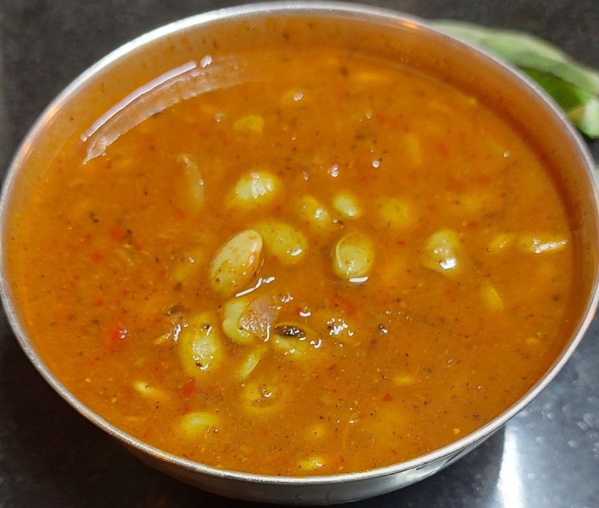 Spicy and tasty hyacinth beans curry is ready to serve. Serve hot with chapati, paratha, phulka, roti or poori.
