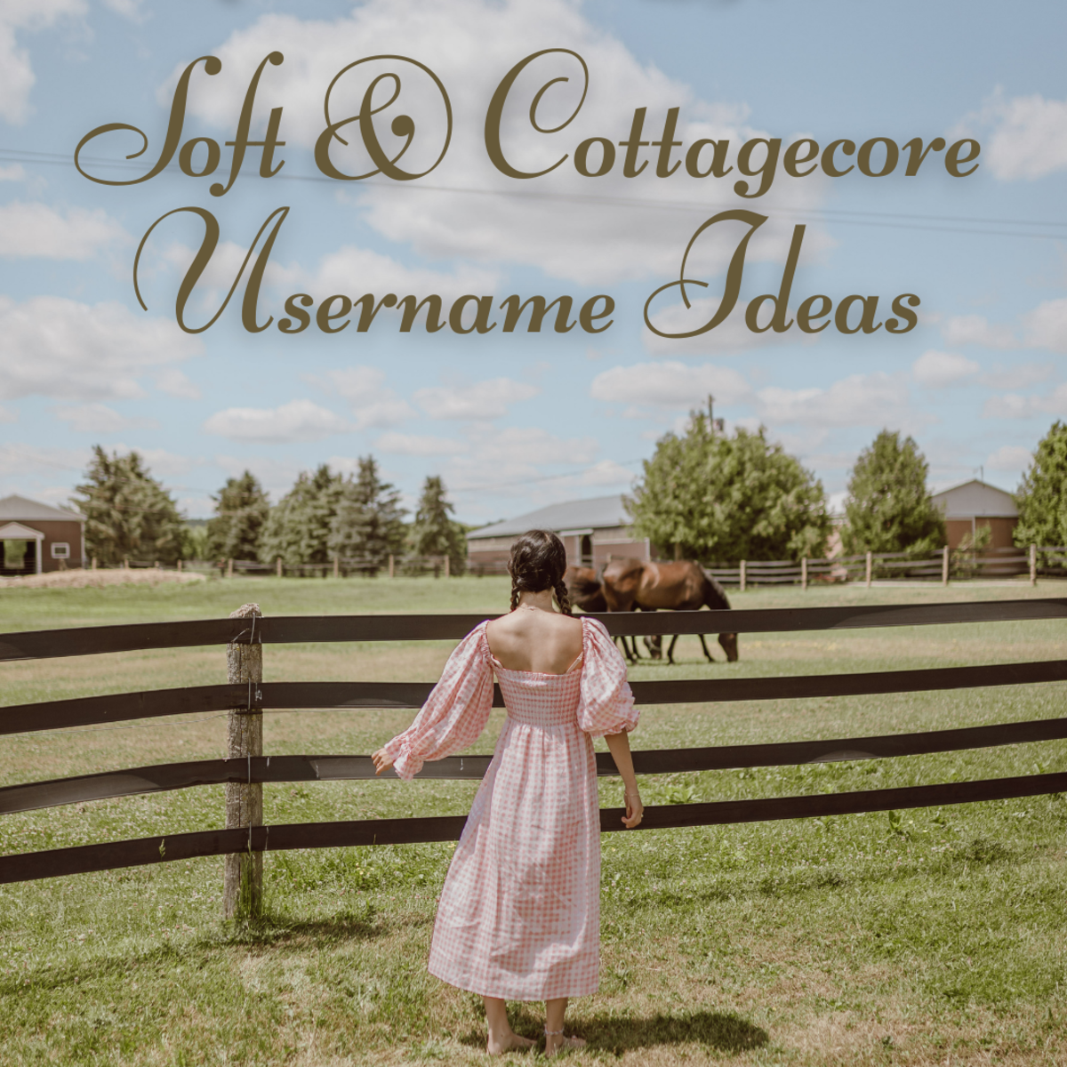 Interested in a cottagecore username? Here are some ideas for you!