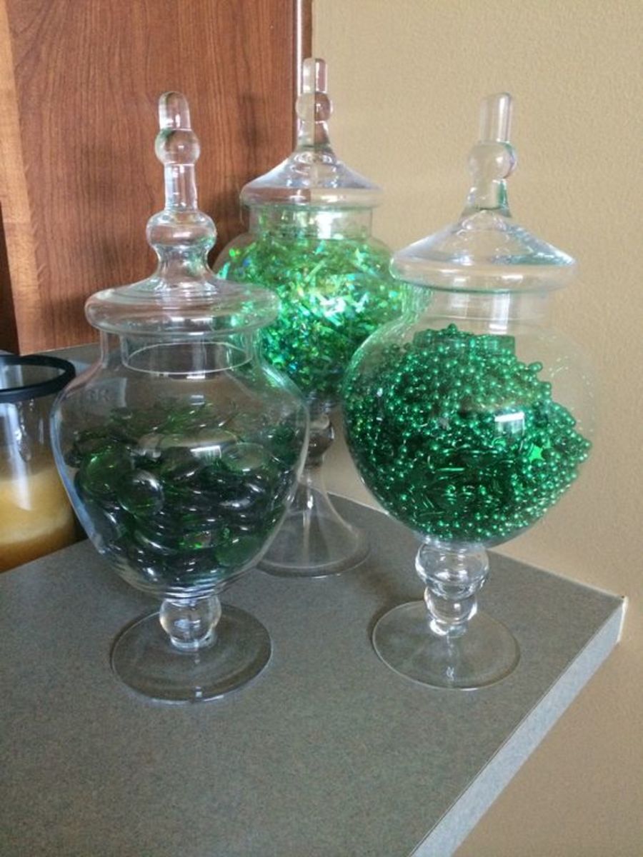 Glass, Tinsel, and Beads