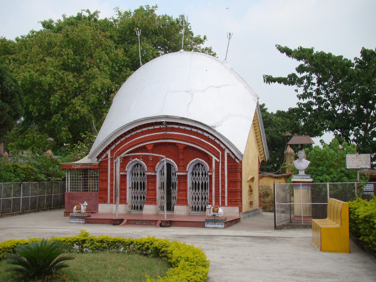 DOCHALA temple of Panchanan Shiva; Baronagar, Murshidabad district