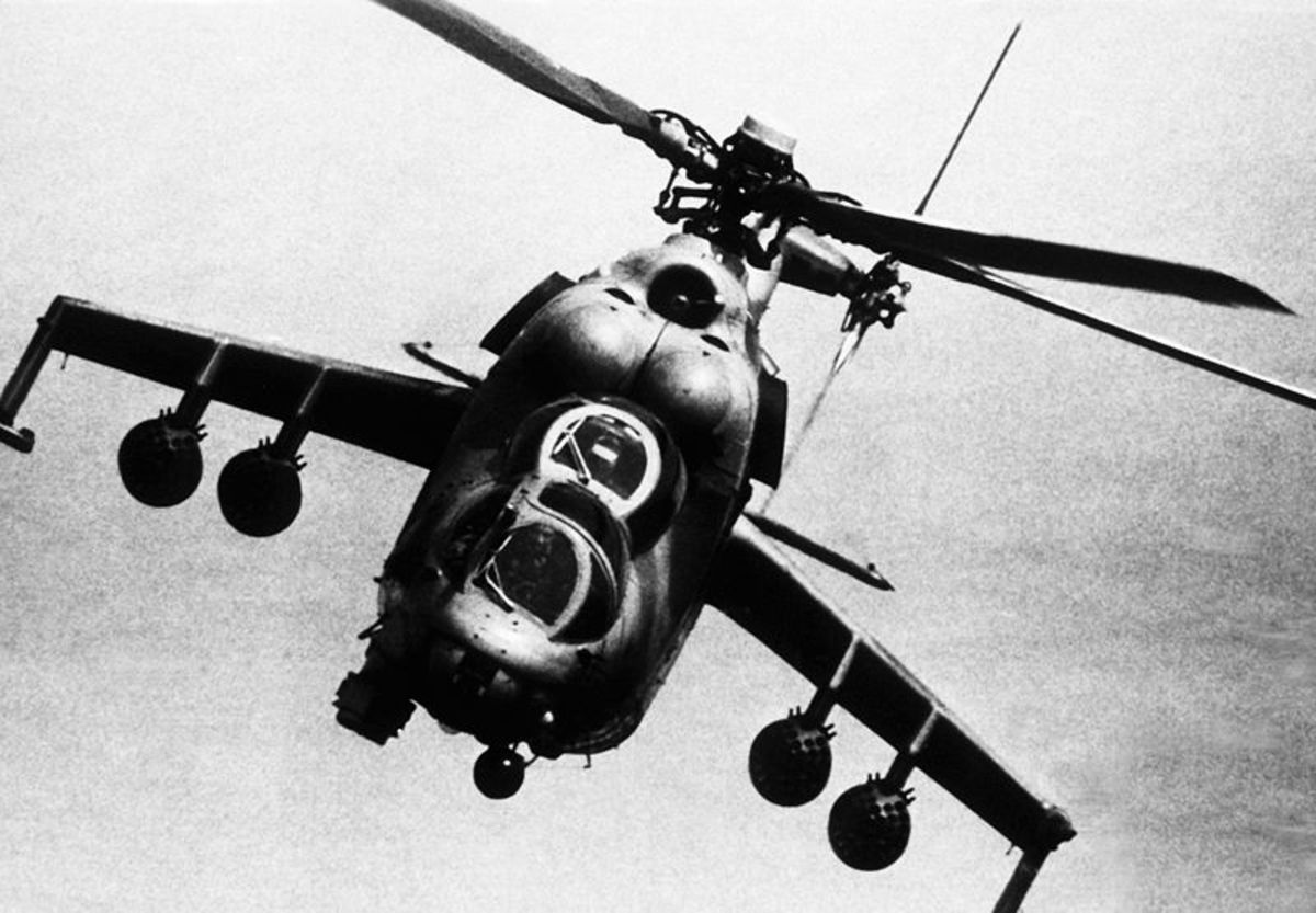 The Mi-24 is the best helicopter that North Korea gets 