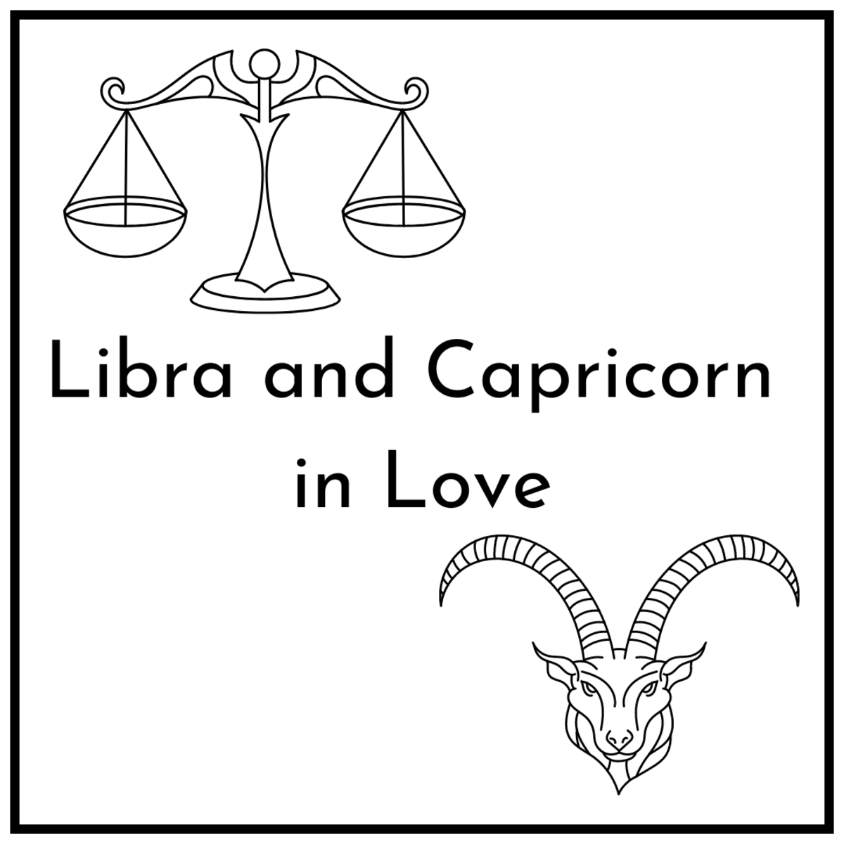 Libra man and Capricorn woman in love