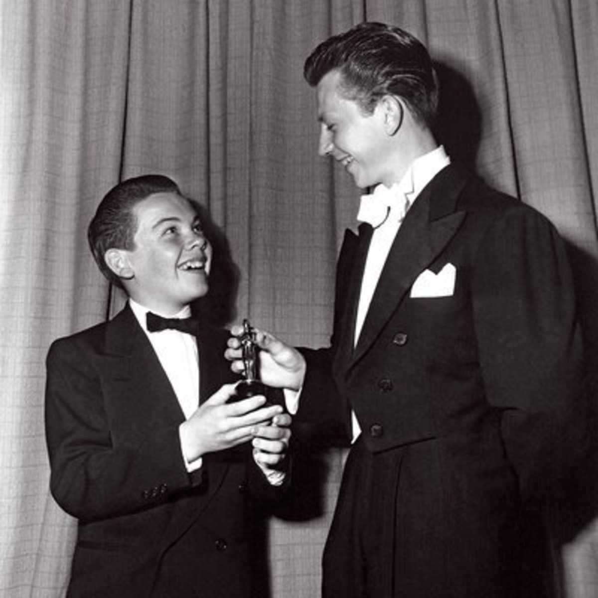 Driscoll with actor Doug O'Connor at the Academy Awards