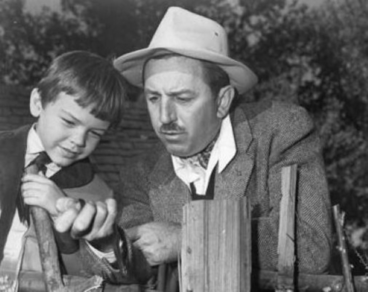 Driscoll with Walt Disney on the set of Song of the South (1946)