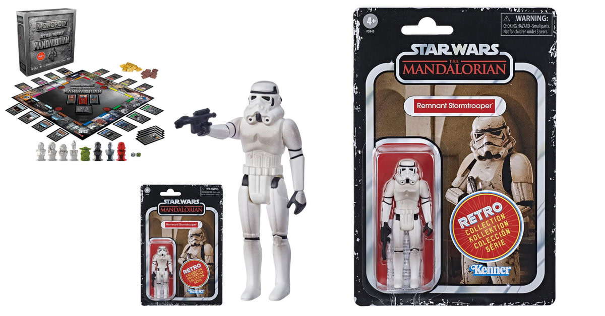 Hasbro The Mandalorian Monopoly (with exclusive Remnant Stormtrooper Figure) 