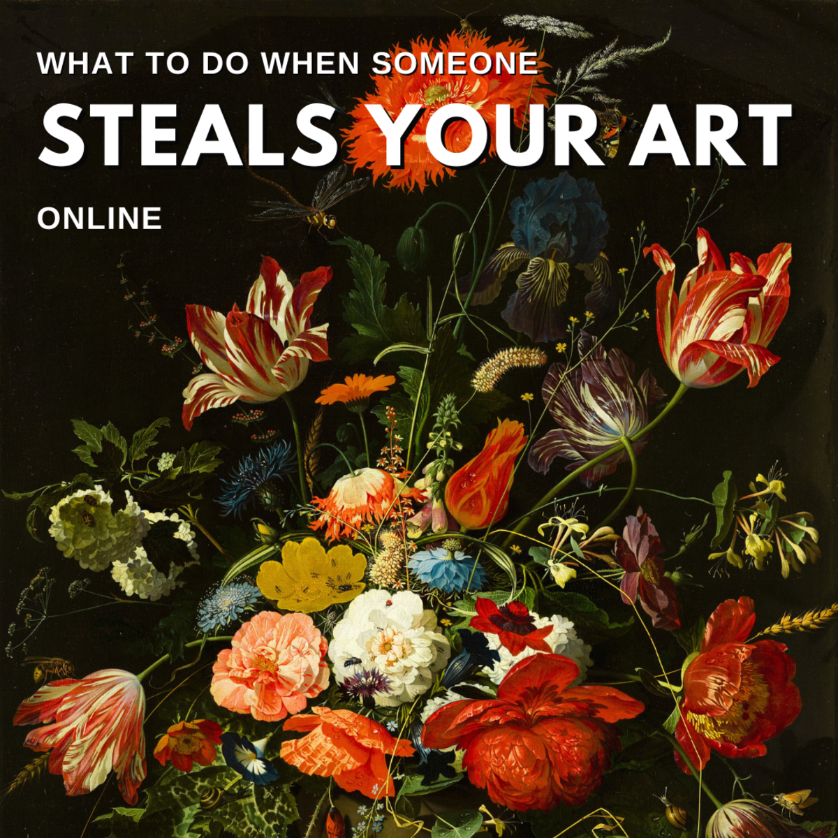 What should you do when someone steals your art online?