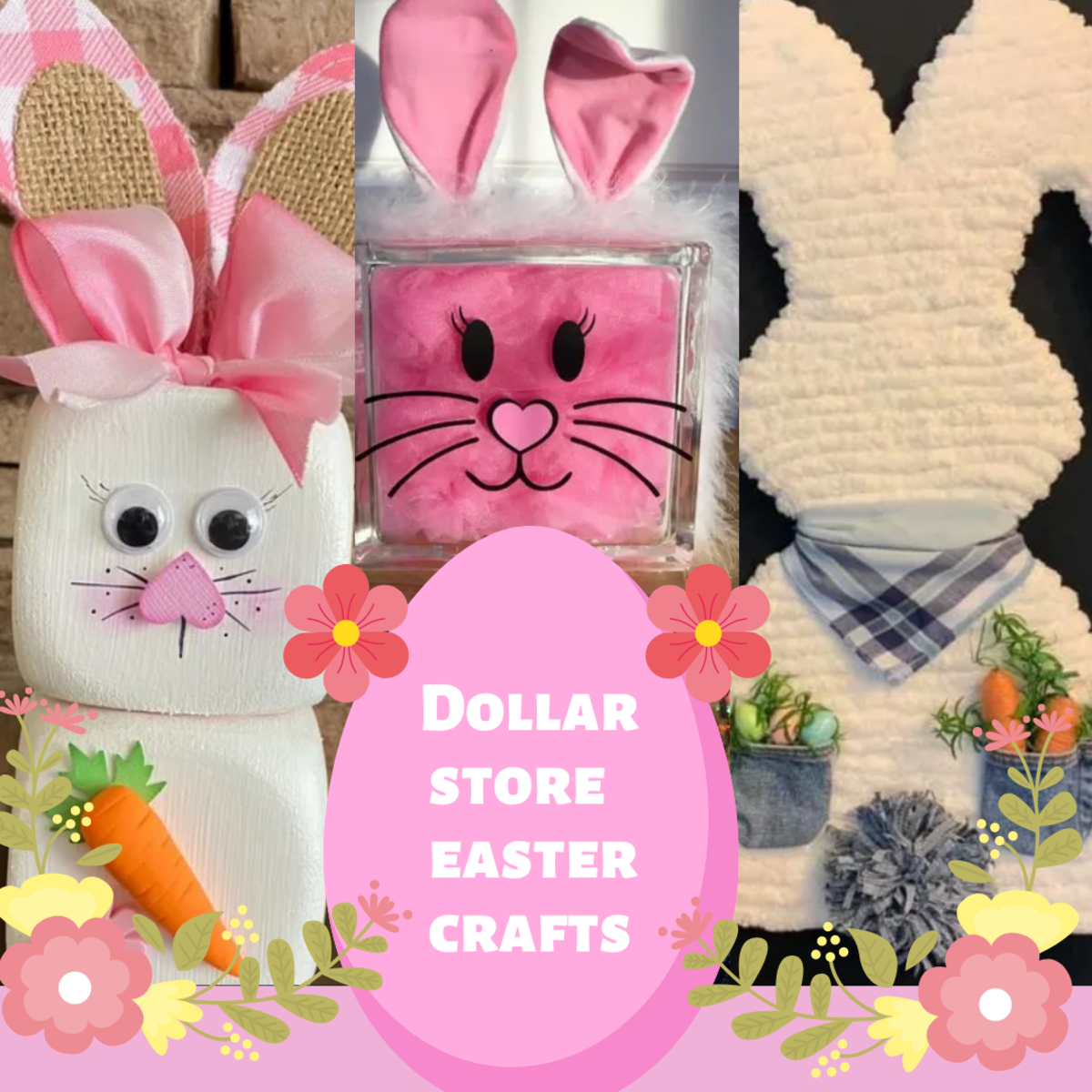 These Easter crafts are fun to make and aren't expensive!