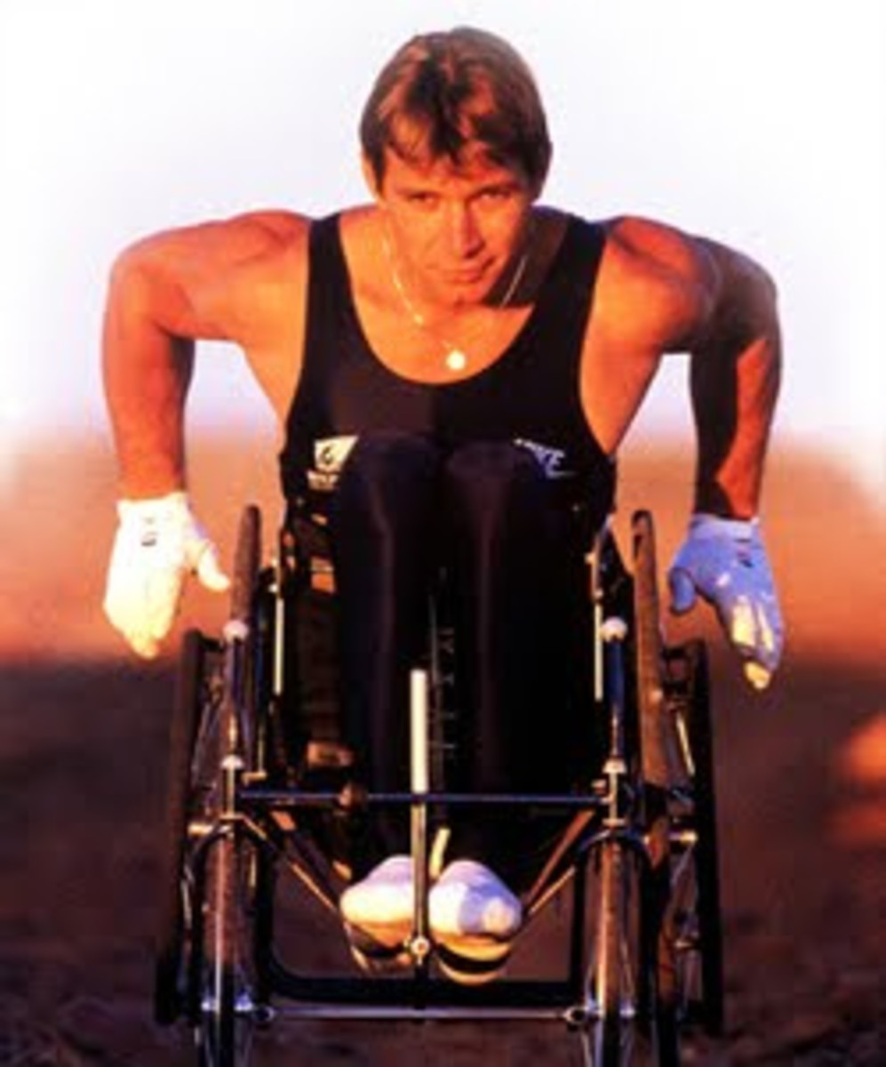 Wheelchair athlete