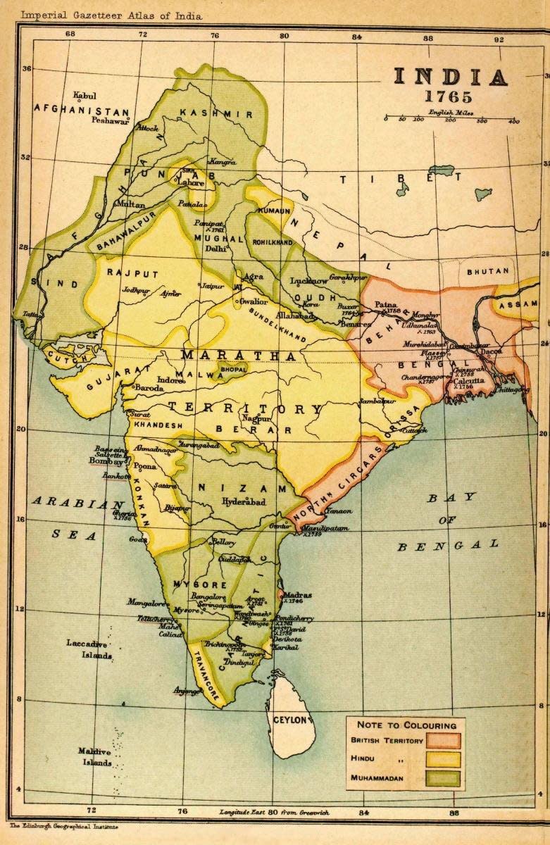 The Great Bengal Famine of 1770.
