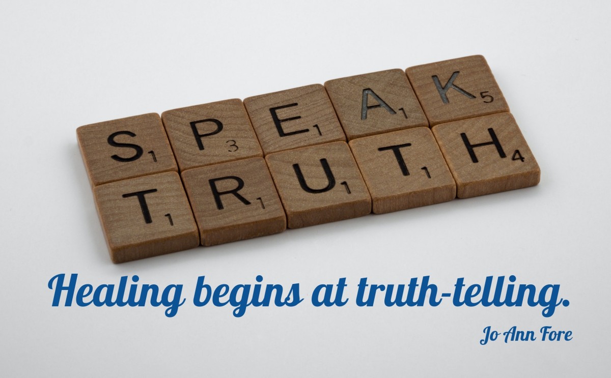 Telling the truth improves our mental and physical health.