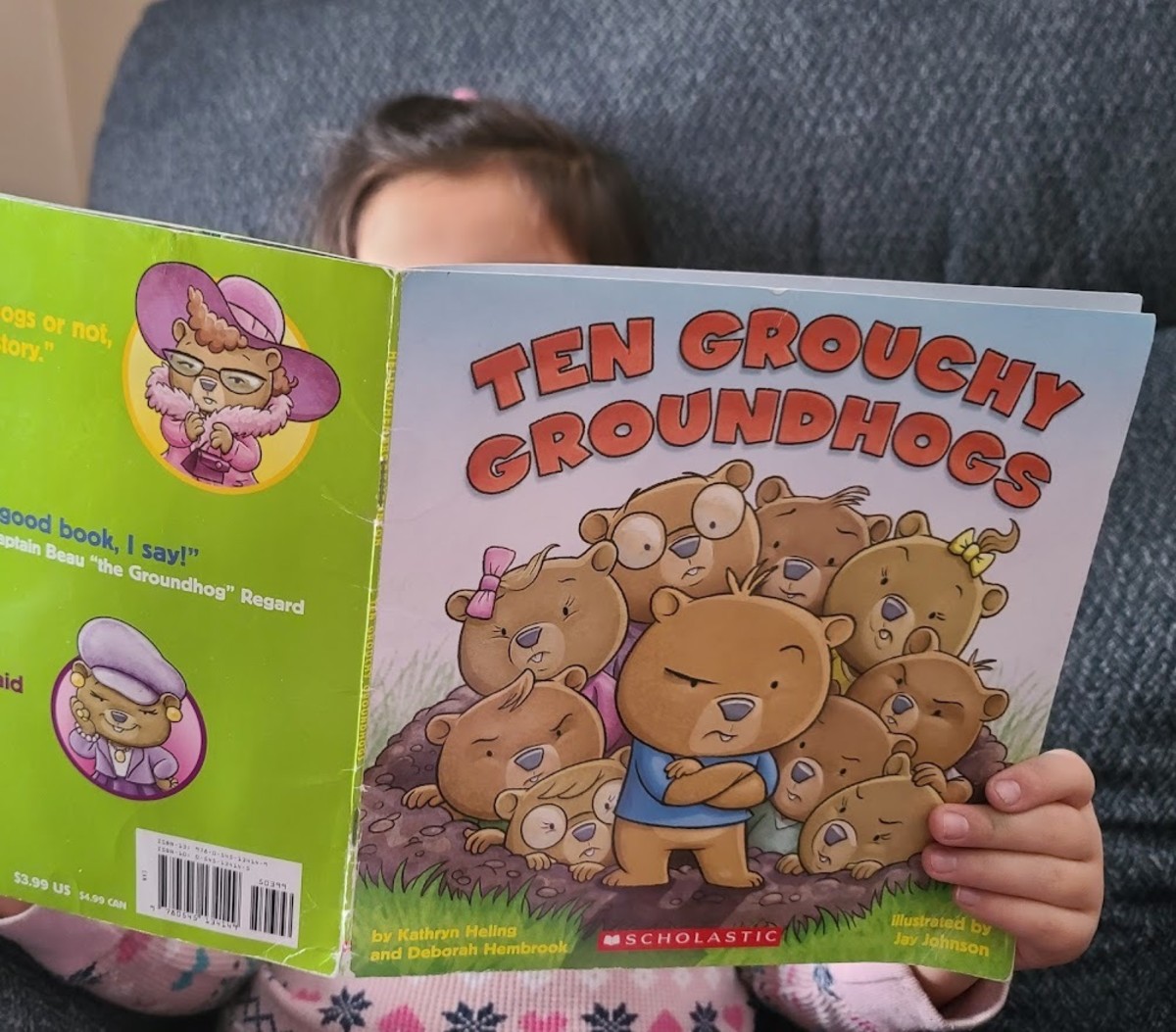 Ten Grouchy Groundhogs is a great children's book for Groundhog Day. 
