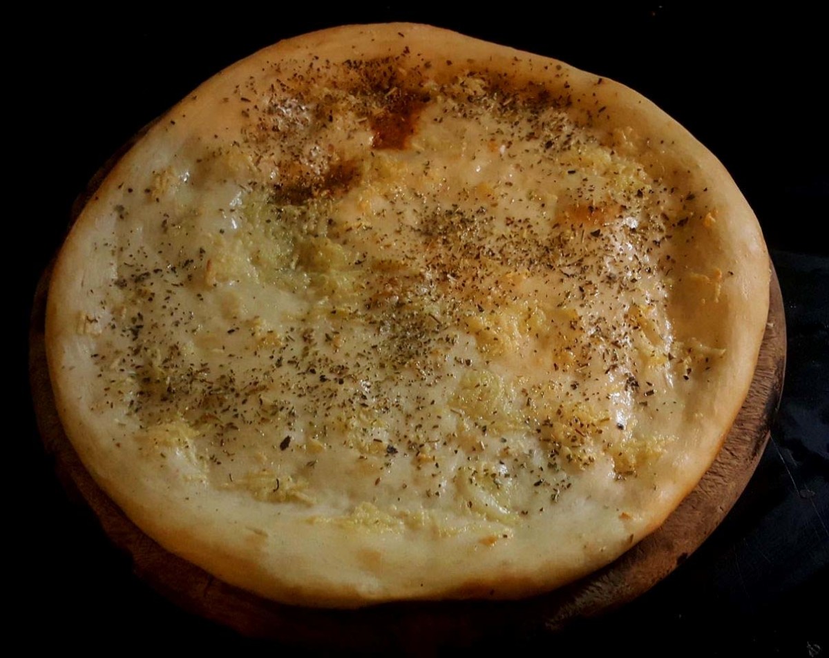 Home Baked Pizza Shop Garlic Bread (Vegan)
