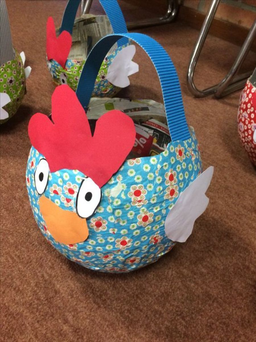 Colorful Chicken Basket