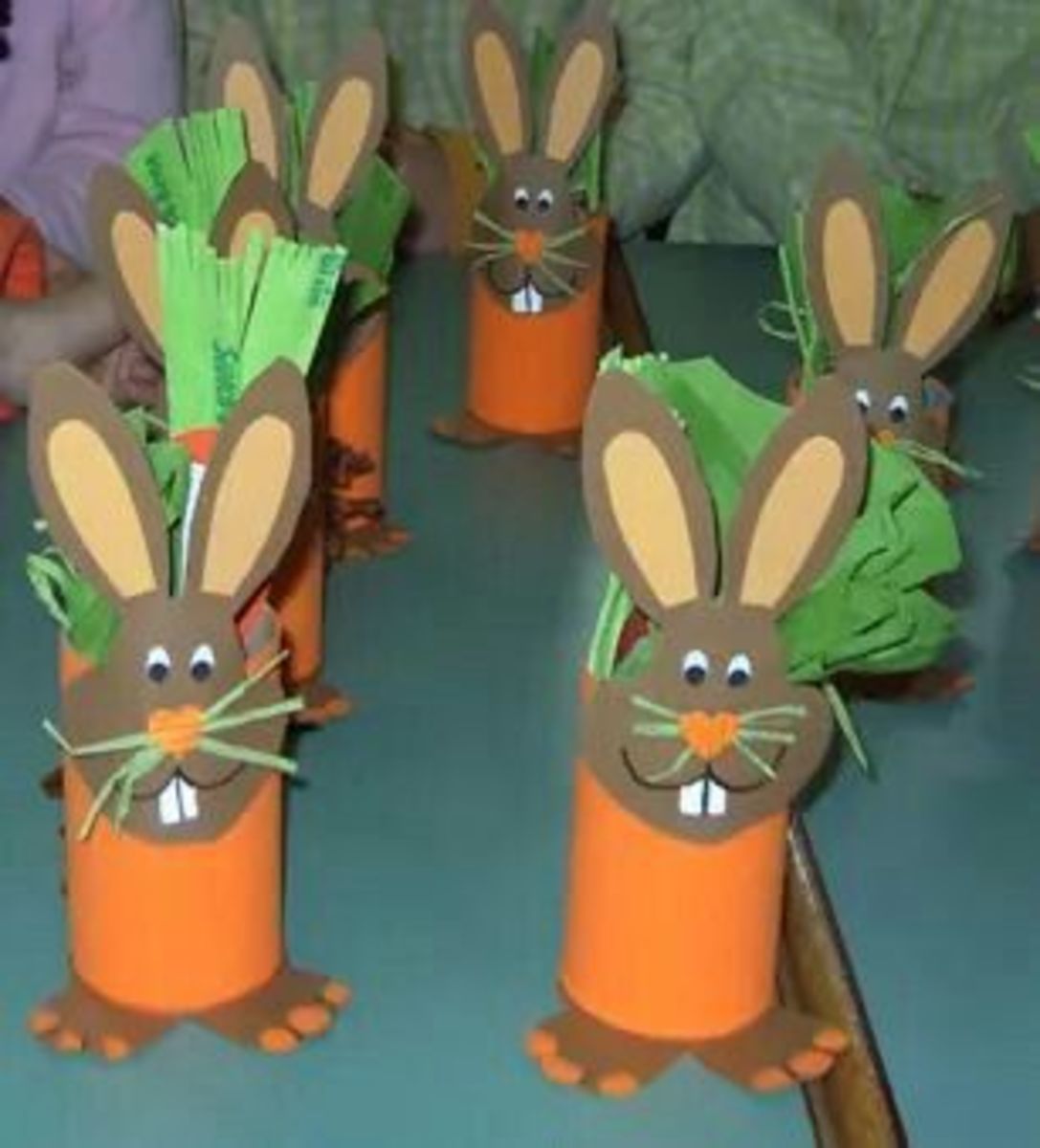 Rabbits in Carrot Tubes