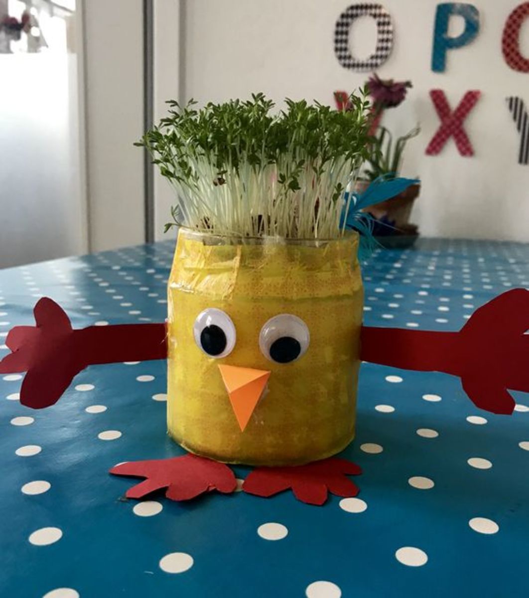 Sprouting Chick Jar