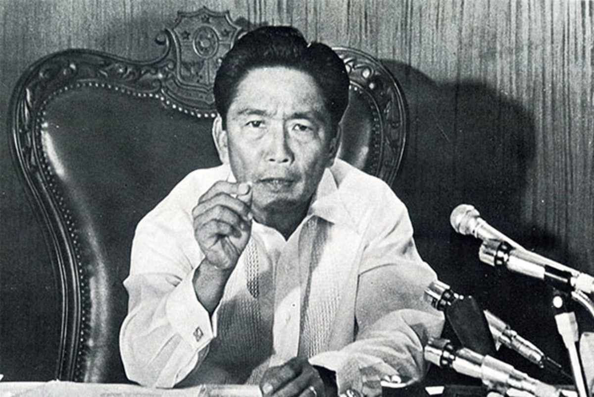 Marcos, declaring Martial Law