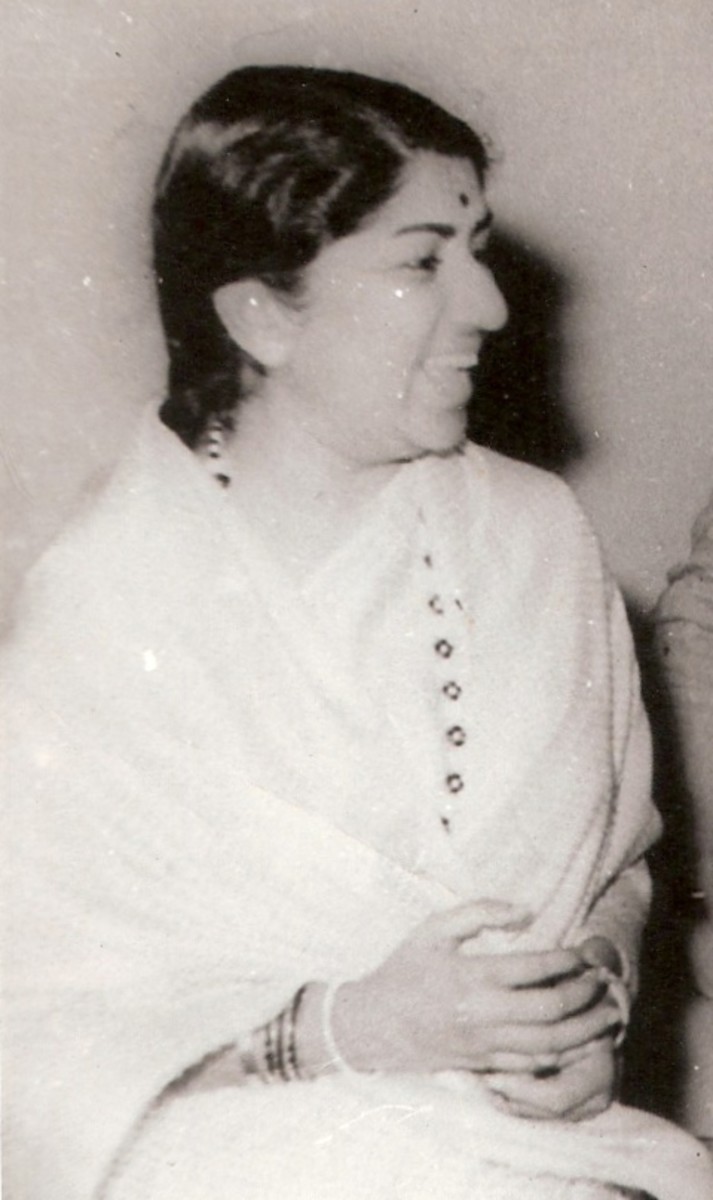 Lata when younger