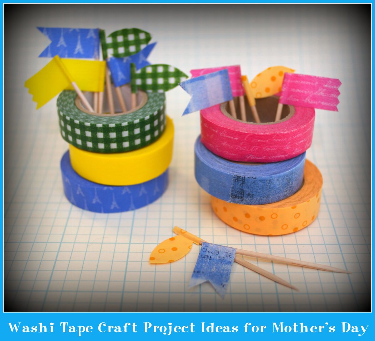 Washi Tape Craft Project Ideas for Mother's Day