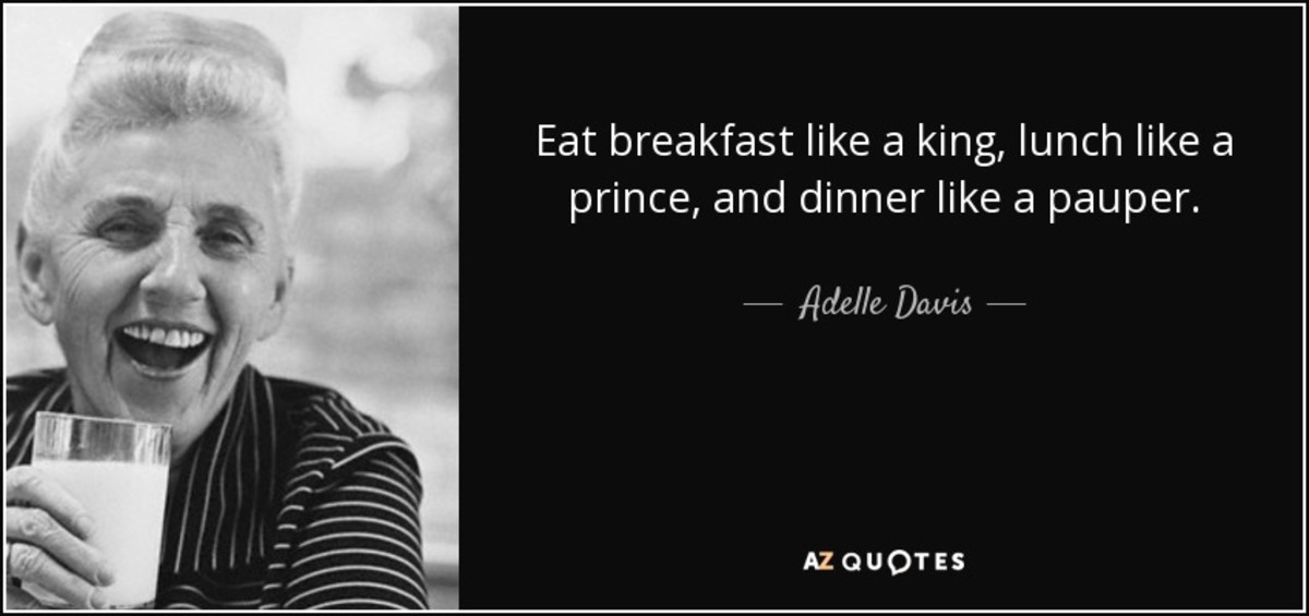 This is probably Adelle Davis's most famous quote
