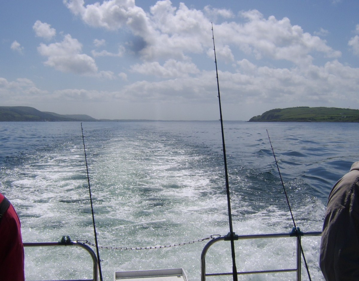Leaving Loch Ryan behind and heading out on to the open sea