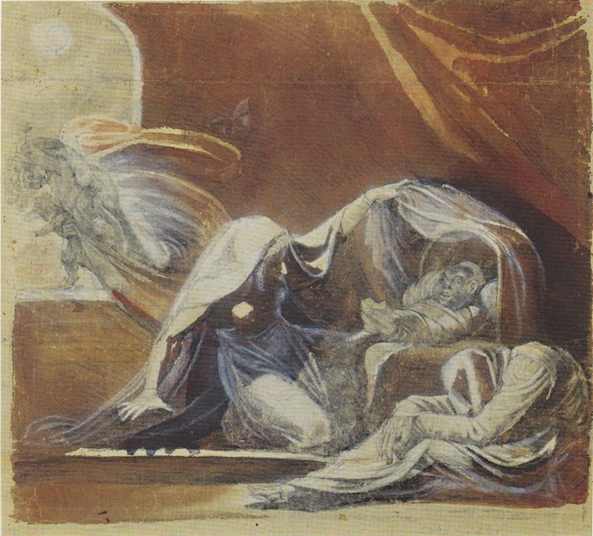 Henry Fuseli's Der Wechselbag (1781). George II thought Frederick was one and Queen Caroline argued that her grandchild could be one. They're from European folklore.