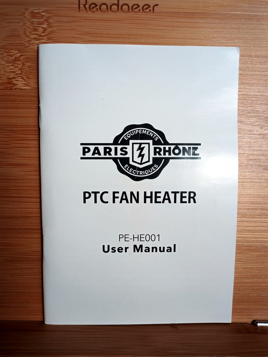 Review of the Paris Rhone 1500W Electric Heater Dengarden