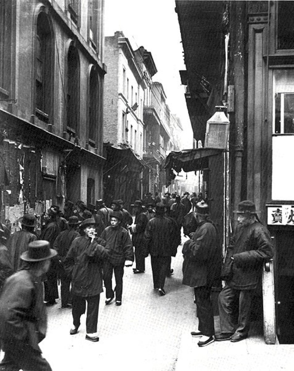 Chinese immigrants in San Francisco in about 1898