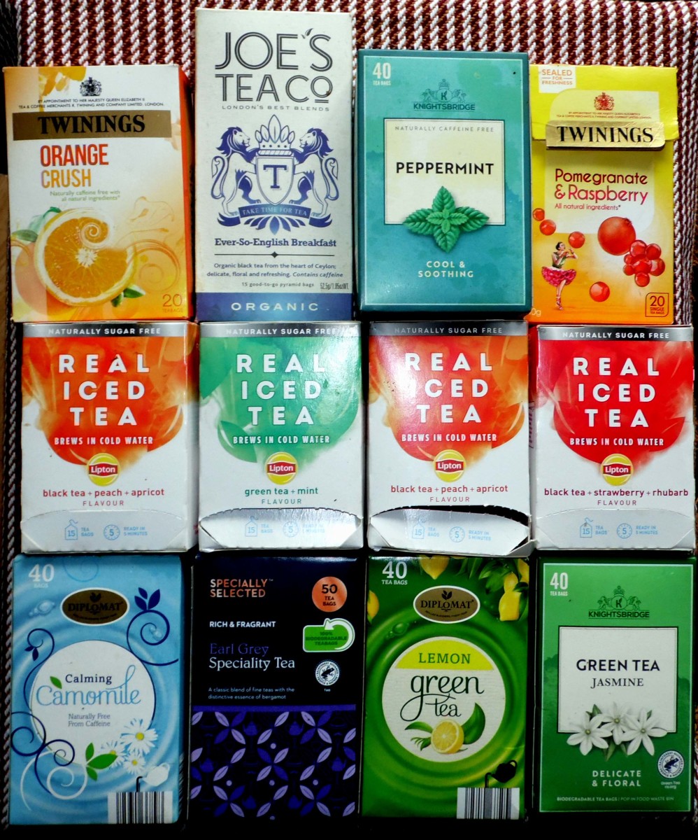 Quite a selection of herbal teas