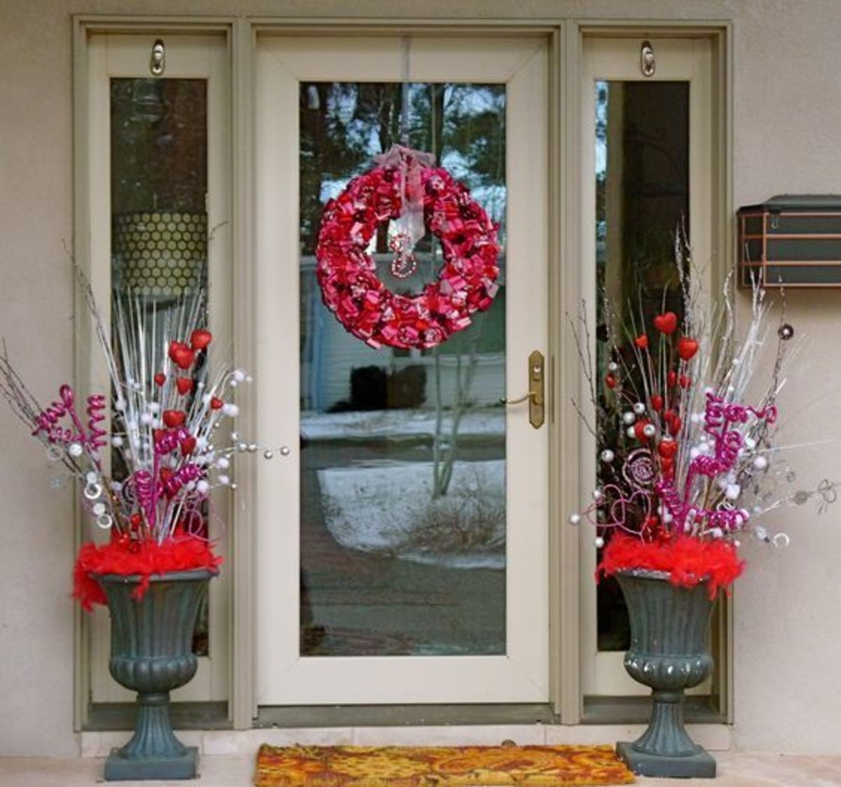 Valentine's Day Decorations: Decorate the Porch, Front Door and a  Valentine's Day Tree – Between Naps on the Porch