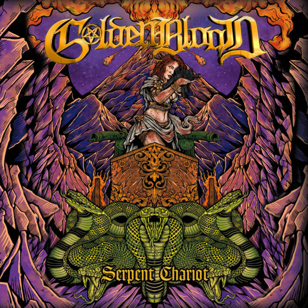 review-of-the-album-serpent-chariot-by-the-one-man-black-and-thrash-metal-band-golden-blood