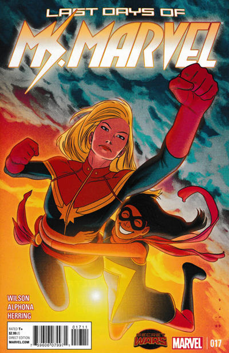 Ms. Marvel #17 (2014 Series). Cover by Kris Anka.