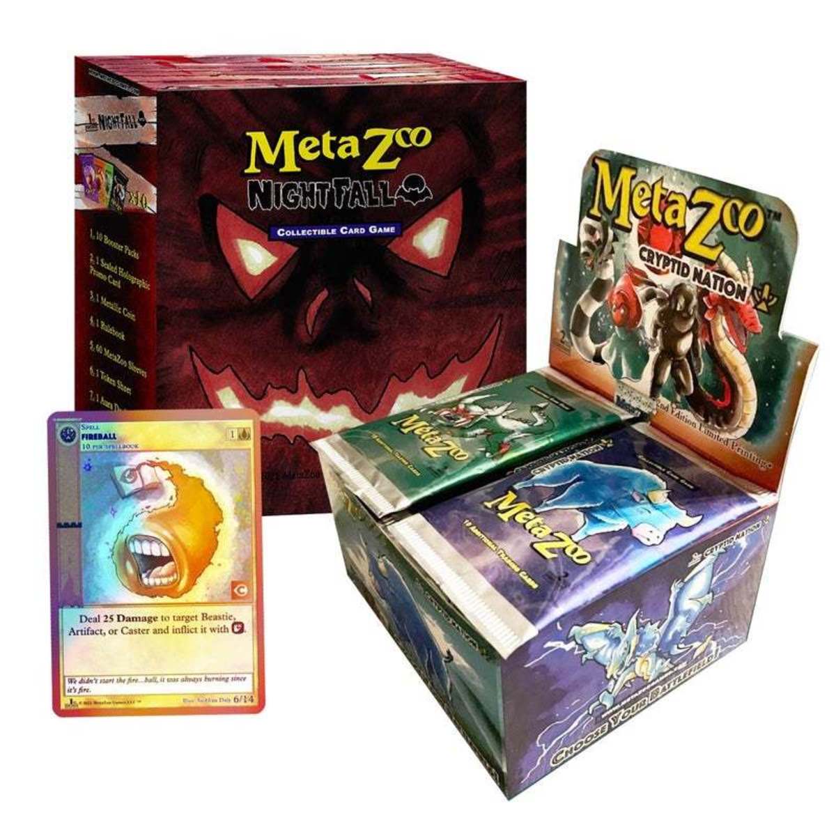 Booster packs and promo cards