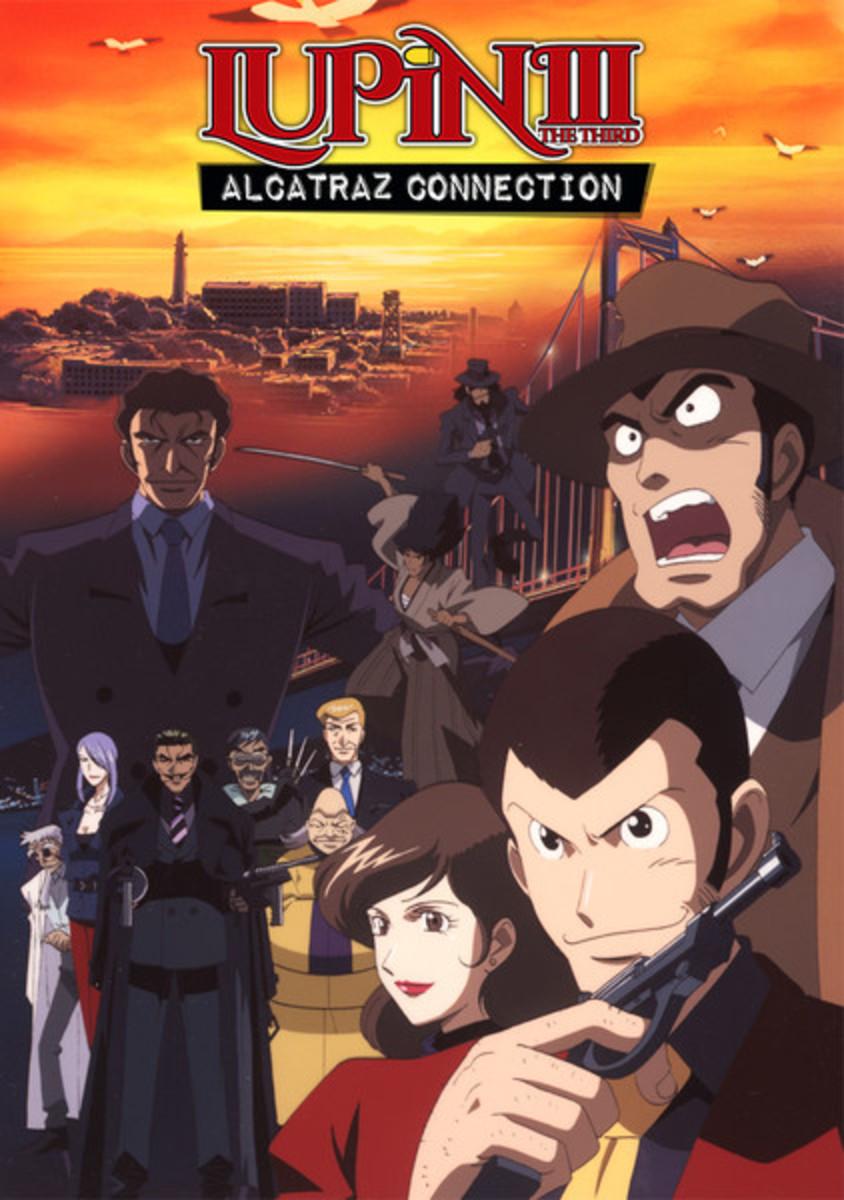 "Lupin The 3rd: Alcatraz Connection" DVD cover.
