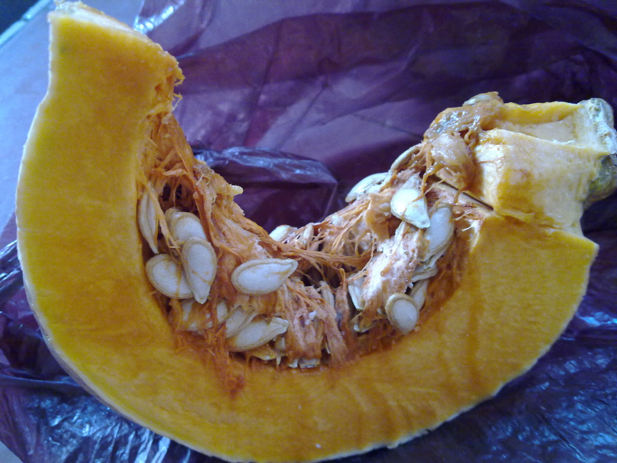 pumpkin with seeds