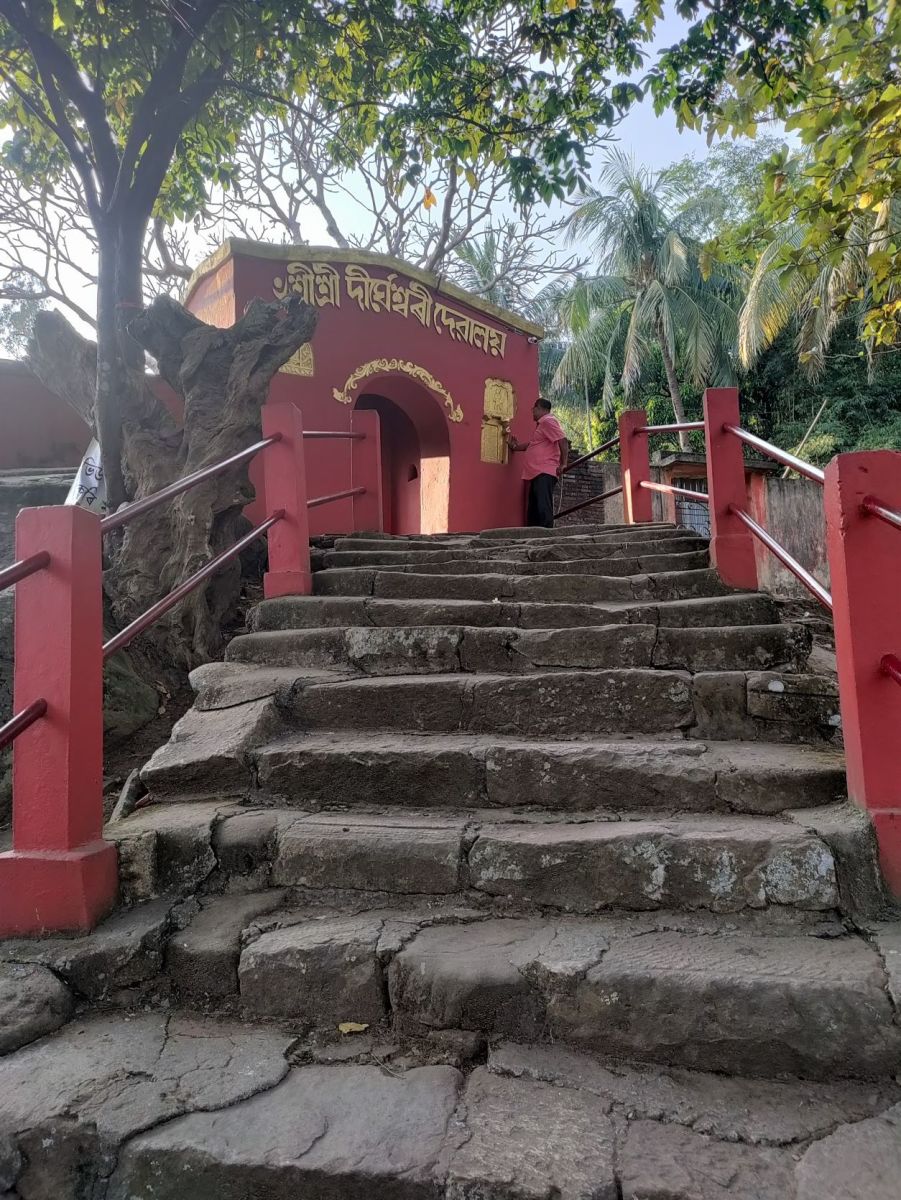 Near the entrance to the temple proper