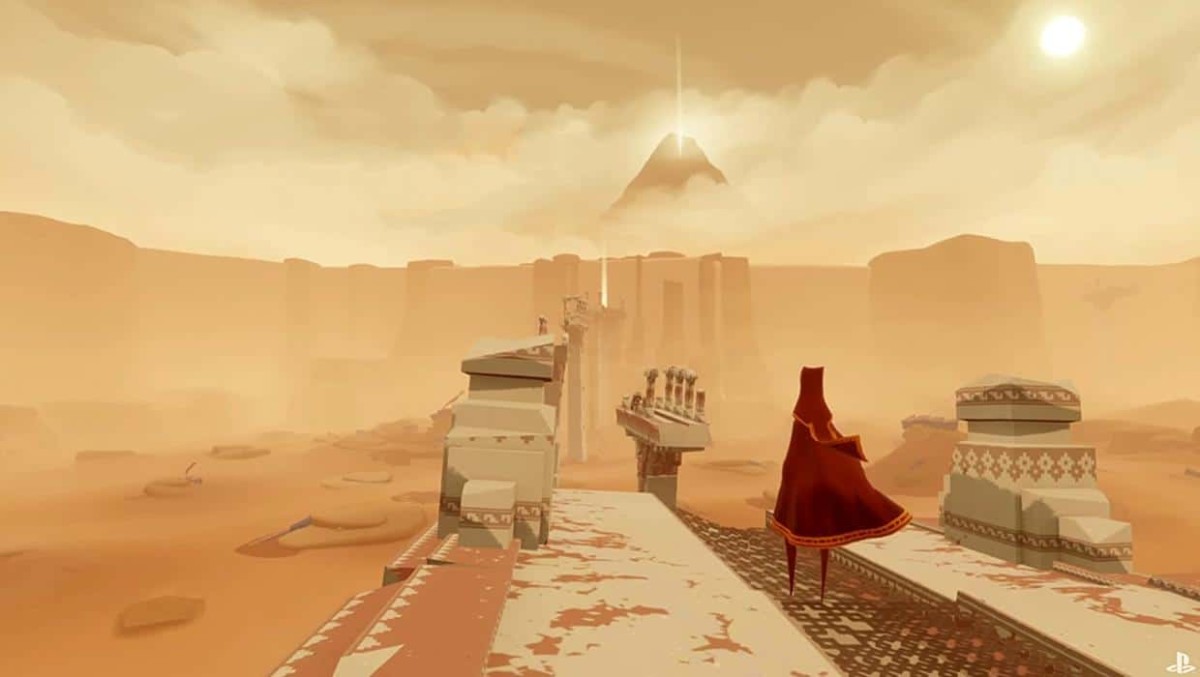 Journey is a relaxing game that offers a stunning visual & auditory experience.