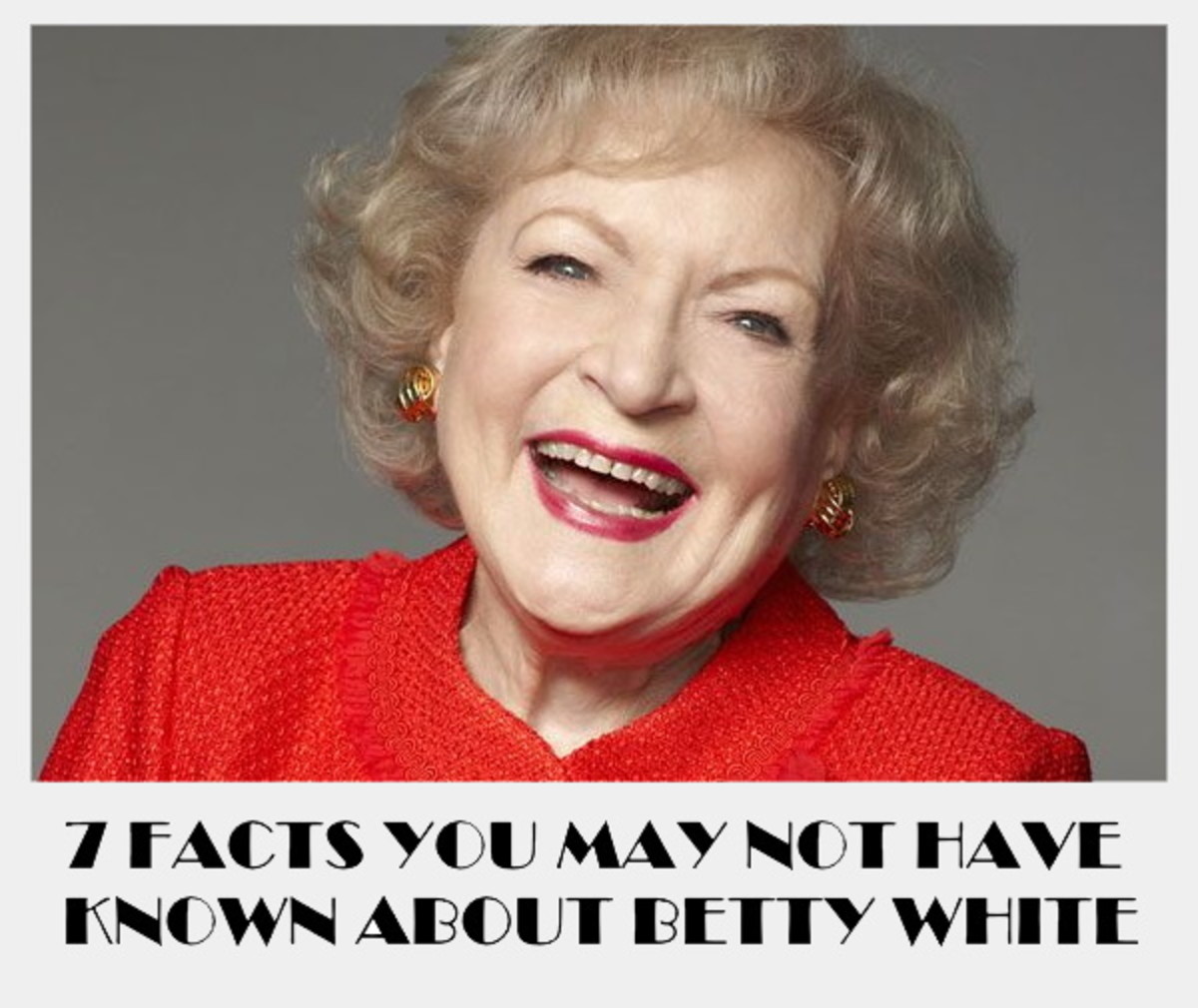 At the time of her death, Betty White held the world record for being the woman with the longest career in television.